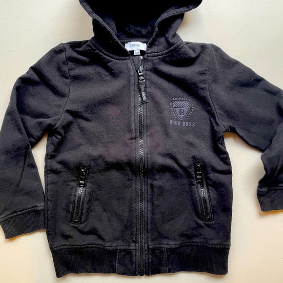 Boys HUGO BOSS zipper hoodie - Picture 2 of 5